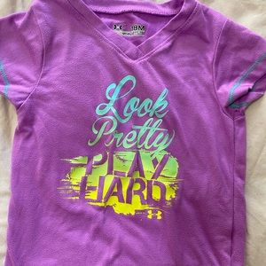 Under Armour toddler girls 18M shirt